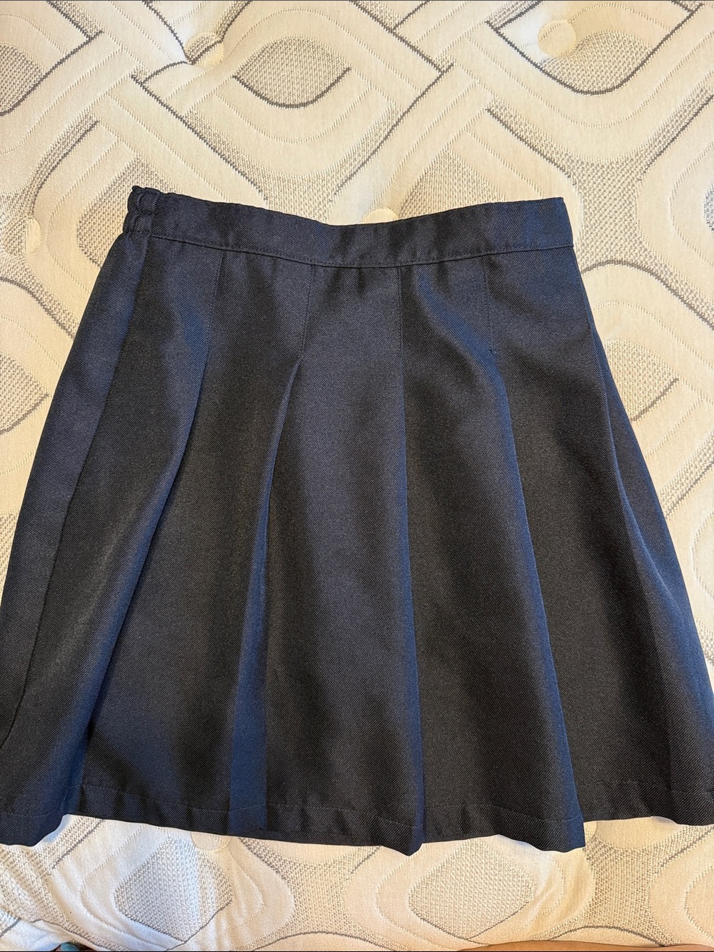 Nautica Girls Navy Pleated School Skort